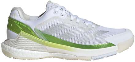 adidas Crazyquick Boost Padel Schoen Dames-Wit,Groen - 41 1/3