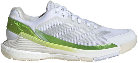 adidas Crazyquick Boost Padel Schoen Dames-Wit,Groen - 41 1/3
