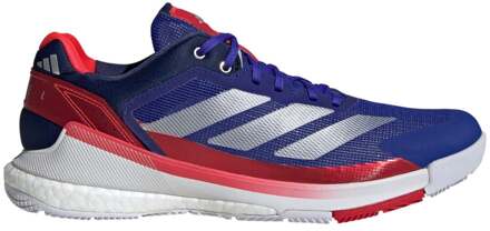 adidas Crazyquick Boost Padel Schoen Heren-Blauw,Zilver - 40