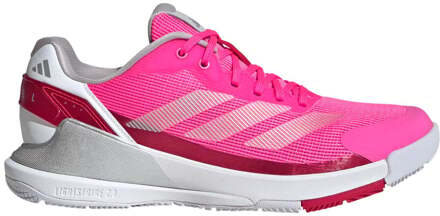 adidas Crazyquick LS Padel Schoen Dames-Pink,Zilver - 36,36 2/3,37 1/3,38,38 2/3,40,41 1/3,43 1/3