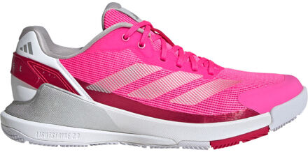 adidas Crazyquick LS Padel Schoen Dames-Pink,Zilver - 43 1/3