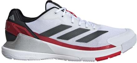 adidas Crazyquick LS Padel Schoen Heren-Wit,Zwart - 38