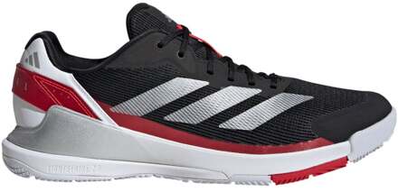 adidas Crazyquick LS Padel Schoen Heren-Zwart,Zilver - 38 2/3