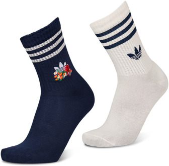 adidas Crew 2 Pack Sokken Unisex - Wit - Maat 37-39 White