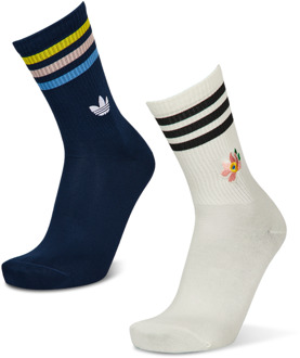 adidas Crew 2 Pack Sokken Unisex - Wit - Maat 37-39 White