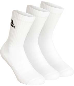 adidas Crew Sportswear Ankle Sportsokken-Wit,Zwart - 49-51