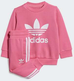 adidas Crew Sweatshirt Set - Baby Sweatshirts Pink - 57 - 62 CM