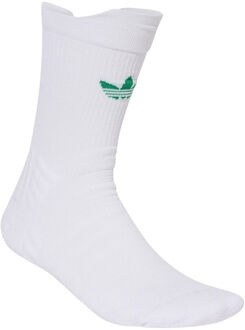 adidas Crew Tennissokken-Wit,Groen - 37-39