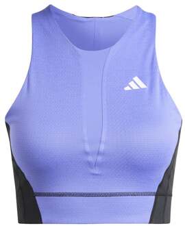 adidas Crop Pro Tanktop Dames-Mauve,Veelkleurig - M