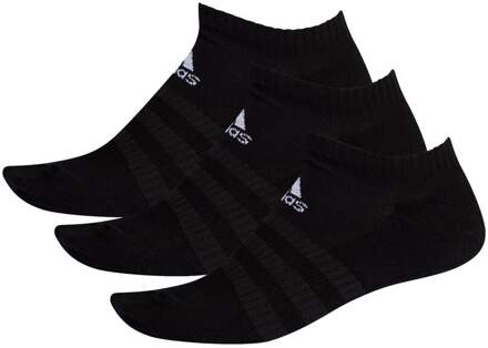 adidas Cushioned Low-Cut Sokken (regular) - Maat 34-36 - Unisex - zwart/wit