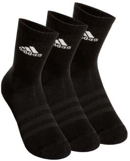 adidas Cushioned Sportswear Crew Sokken (3-pack) zwart - 40-42
