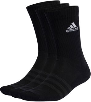adidas Cushioned Sportswear Crew Sokken (3-pack) zwart - 43-45