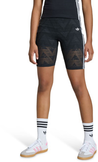 adidas Cycling Shorts Lace Korte Broeken Kinder - Zwart - Maat 147 - 152 CM - Poly Mesh Black
