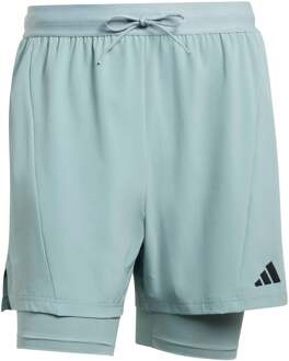 adidas D4T 2in1 Shorts Heren-salie - S,M,L,XL,XXL