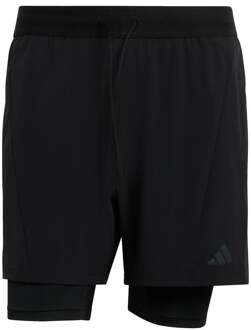 adidas D4T 2In5 Shorts Heren-zwart - XL