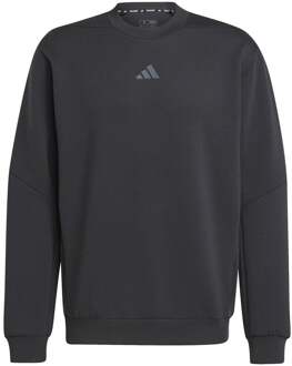 adidas D4T Crew Sweatshirt Heren-Zwart - L