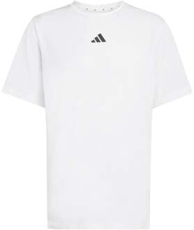 adidas D4T Essentials T-shirt Heren-wit - L