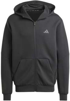 adidas D4T Full-Zip Sportjas Heren-Zwart - M