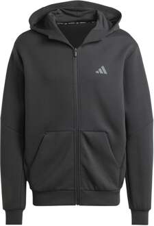 adidas D4T Full-Zip Sportjas Heren-Zwart - S,M,L,XL,XXL