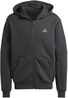 adidas D4T Full-Zip Sportjas Heren-Zwart - S,M