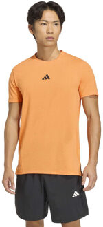 adidas d4t tee training t-shirt korte mouw heren - - maat XL Oranje