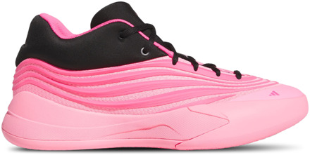 adidas Dame Sneakers Heren - Roze - Maat 43 1/3 - Mesh/Synthetisch Pink