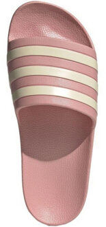 adidas Dames adilette aqua sliders Taupe - 38
