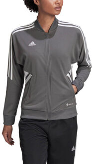 adidas Dames condivo 22 full zip track jacket Grijs - S