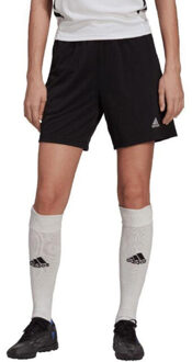 adidas Dames entrada 22 logo trainingsshort - maat XL Zwart