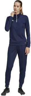 adidas Dames entrada 22 quarter zip training sweatshirt Blauw - M