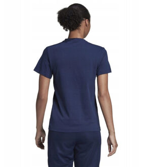 adidas Dames entrada 22 t-shirt - maat L Blauw