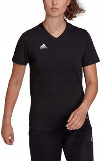 adidas Dames entrada 22 t-shirt - maat L Zwart