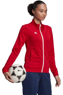adidas Dames entrada 22 track jacket - maat XL Rood