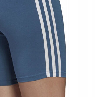 adidas Dames essentials 3 strepen biker shorts - maat XS Blauw
