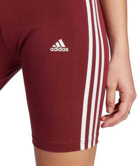 adidas Dames essentials 3 strepen fietsshort - maat S Rood