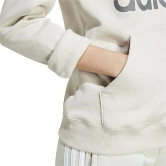 adidas Dames essentials big logo hoodie Wit - M