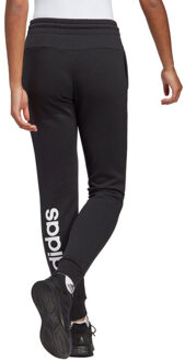 adidas Dames essentials french terry linear cuffed joggingbroek Zwart - S