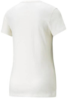 adidas Dames essentials geborduurd t-shirt - maat S Beige