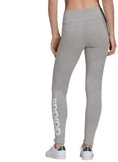 adidas Dames essentials logo legging met hoge taille Grijs - XS