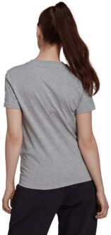 adidas Dames essentials logo slim lounge t-shirt Grijs - M