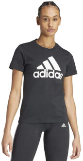 adidas Dames essentials logo t-shirt Zwart - S