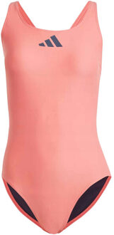 adidas Dames logo-eendelig badpak Roze