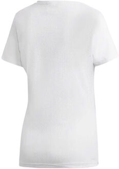 adidas Dames logo t-shirt - maat XS Wit