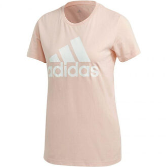 adidas Dames logo t-shirt Roze - XXS