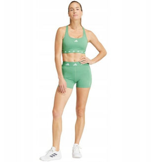 adidas Dames techfit korte broek Groen - L