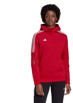 adidas Dames tiro 21 hoodie Rood - XS