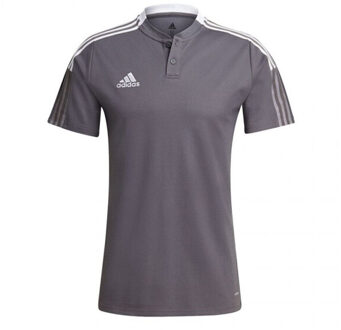 adidas Dames tiro 21 poloshirt Grijs - S
