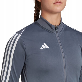 adidas Dames tiro 23 league trainingsjack Grijs - S