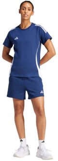adidas Dames tiro 24 t-shirt - maat XL Blauw