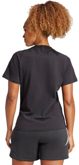 adidas Dames tiro 24 t-shirt Zwart - L